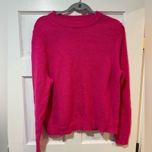 Target A New Day hot pink women’s sweater in crewneck, well loved, size XS